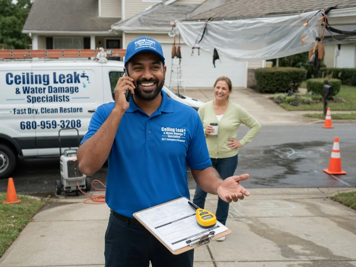 Ceiling Leak Cleanup Oil City, LA FAQs